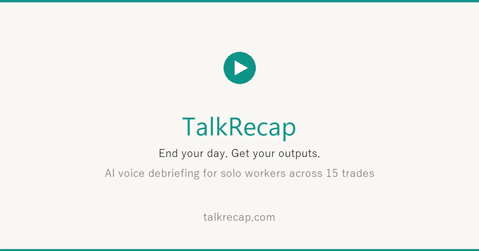 TalkRecap screenshot 1