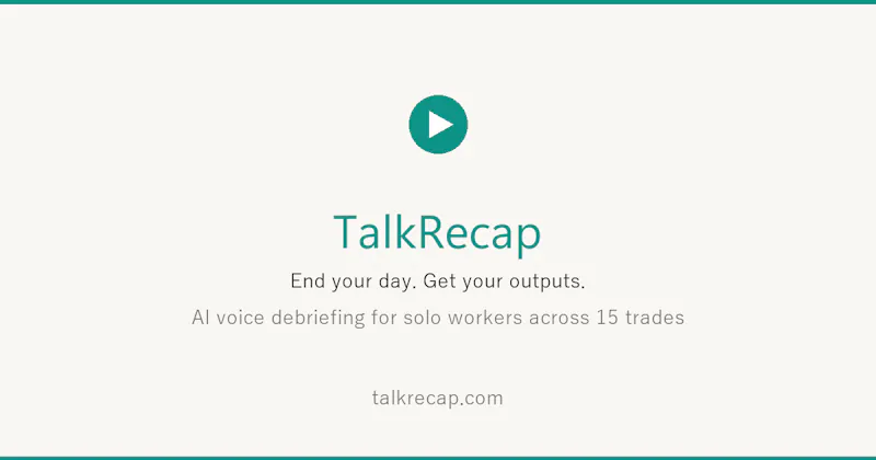 TalkRecap screenshot 1