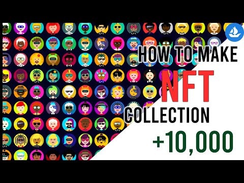 NFT art generator gallery image