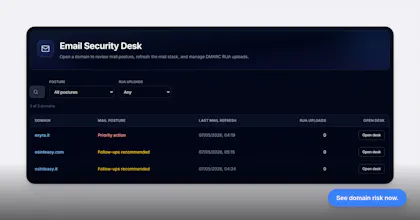 OSINTeasy – Domain Security Workspace gallery image