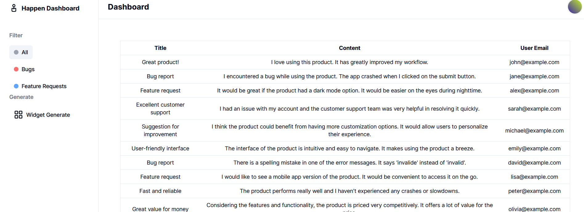 Happen gallery image