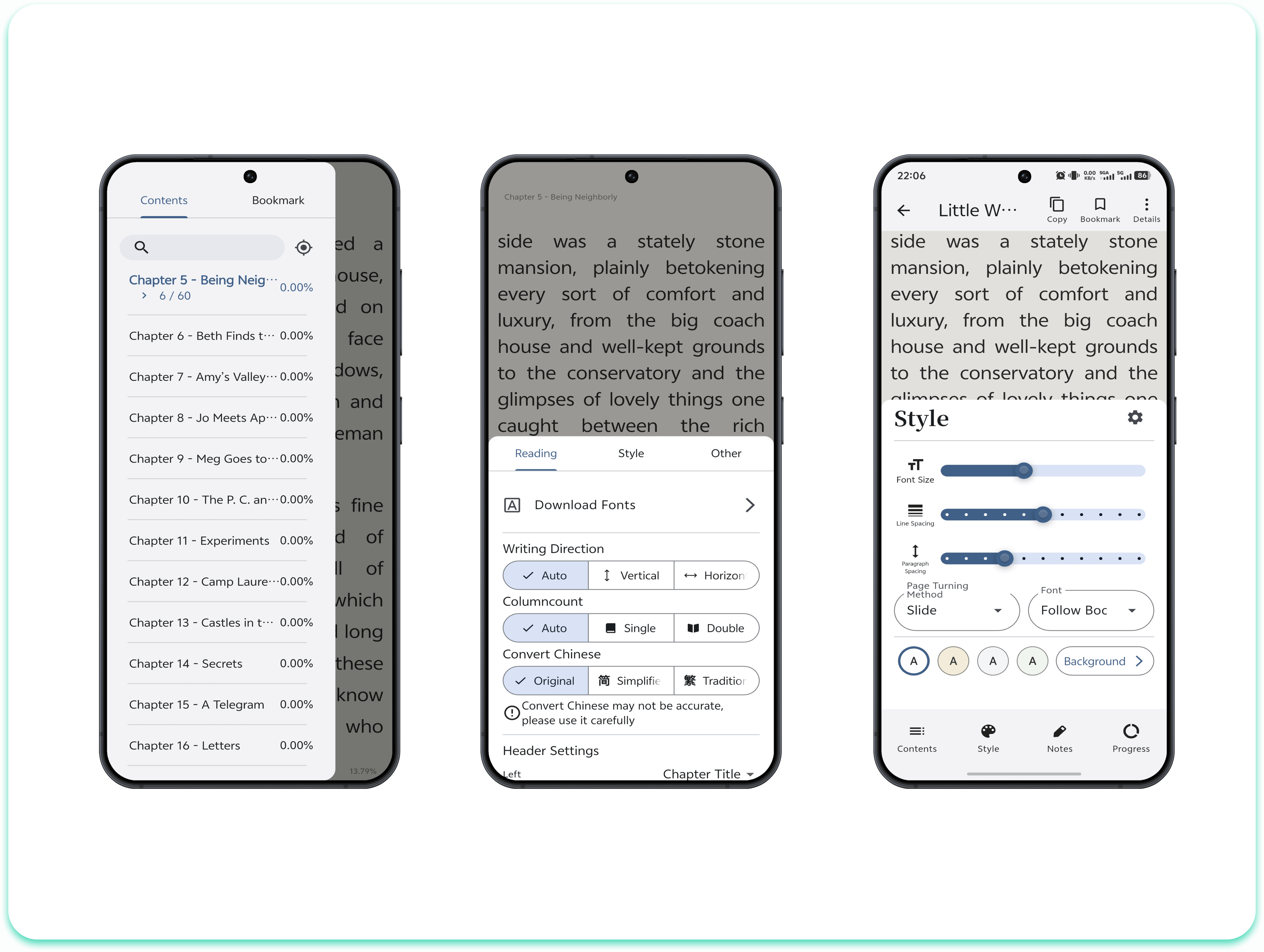 ReadFlow – Ebook & PDF Reader - Screenshot 3 showing product features and functionality