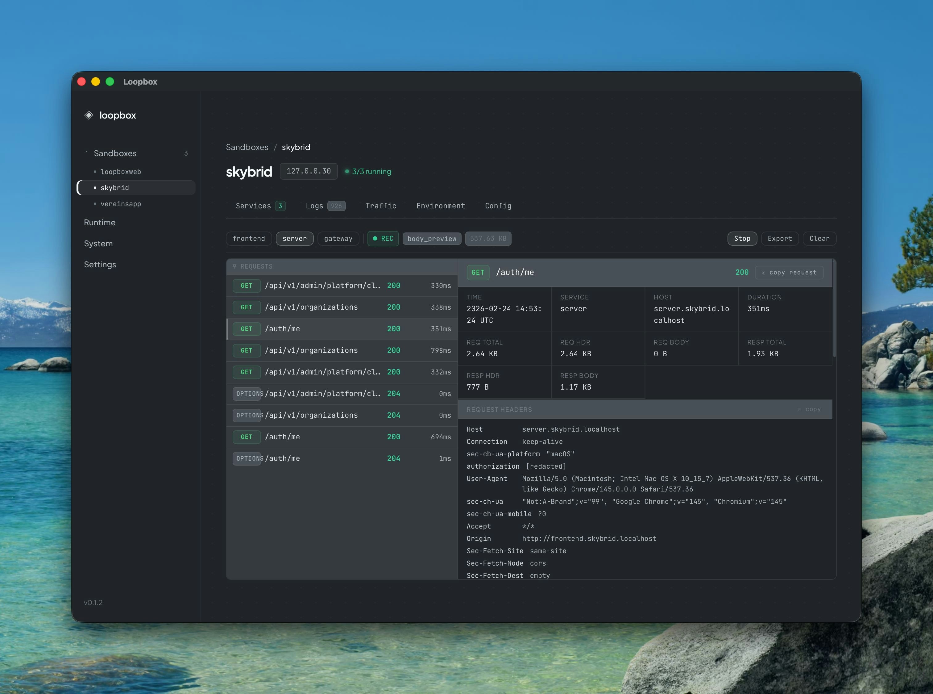 LOOPBOX - LOCAL SANDBOX CONTROL PLANE gallery image