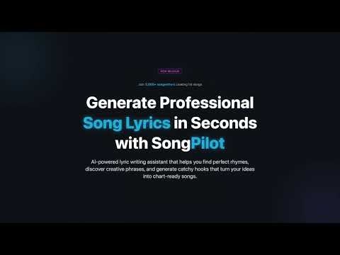 SongPilot – Lyrics Tool for Songwriters gallery image