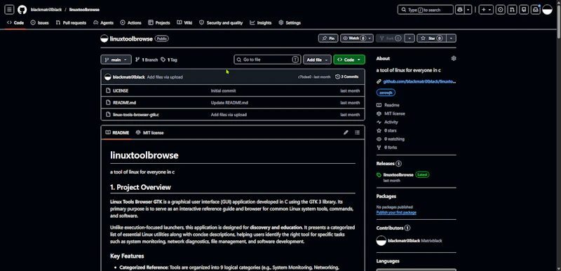  linuxtoolbrowse screenshot 2