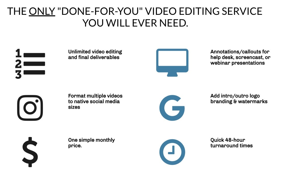 Content Creators Lounge- Unlimited Monthly Video Editing Services gallery image