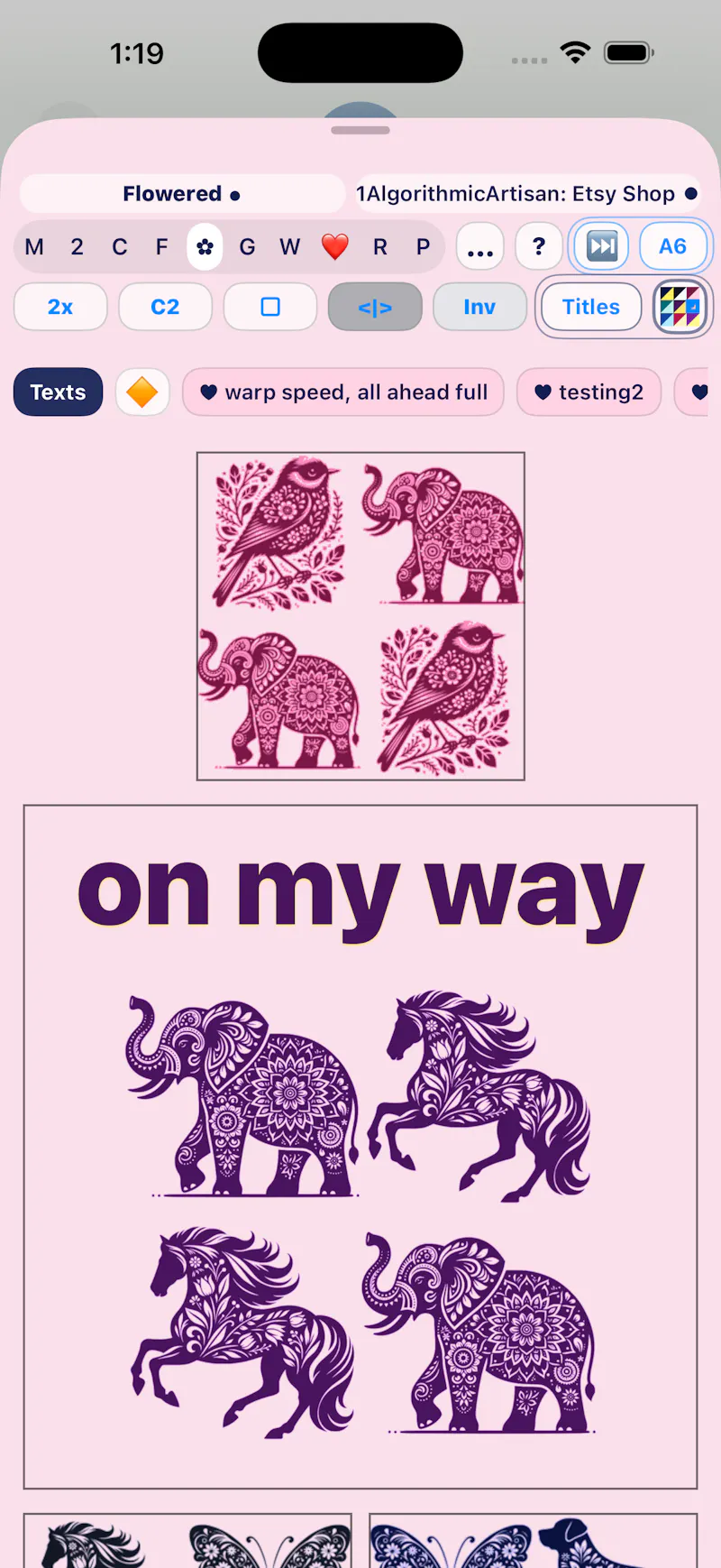 Free IOS   Animals Stickers, Mirrored screenshot 6