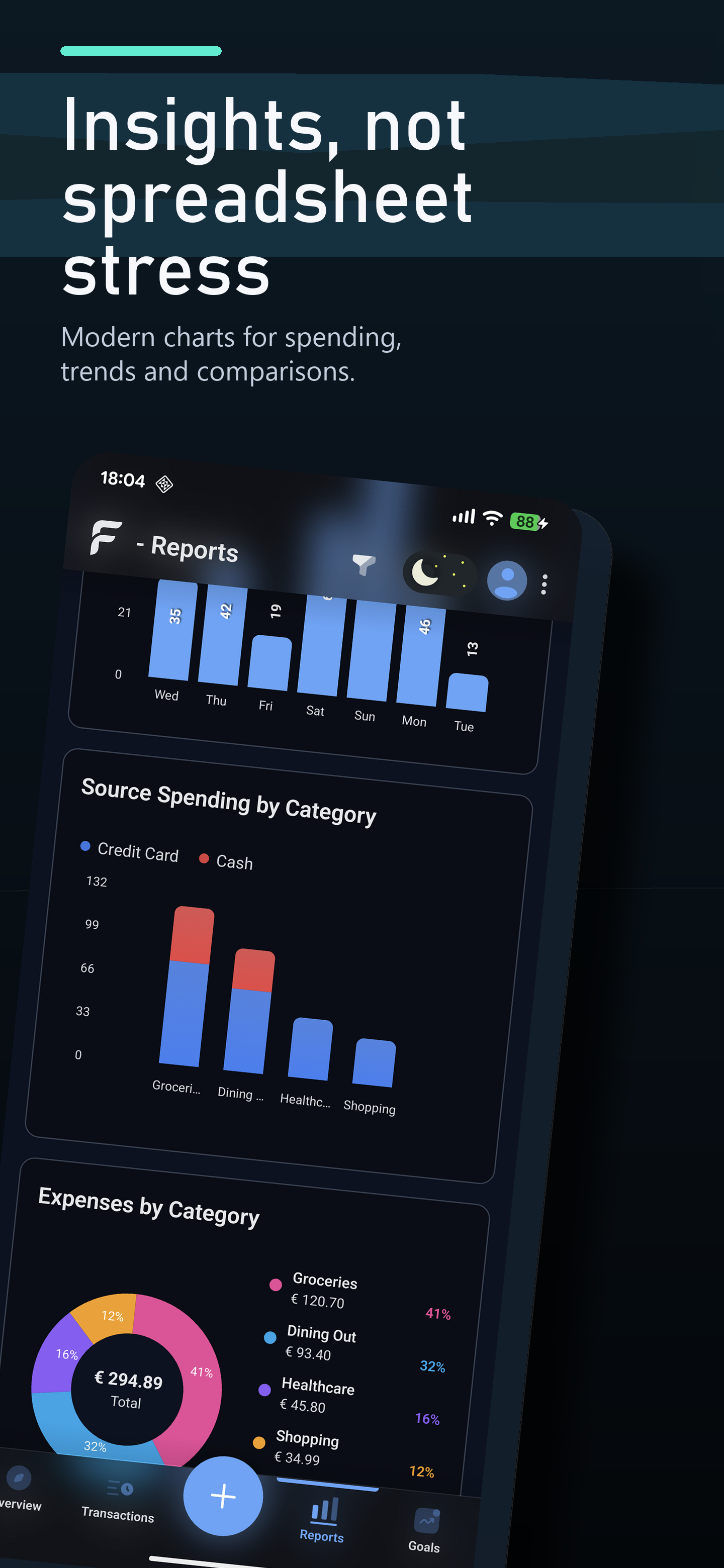 FinX – Privacy-First Finance Tracker gallery image