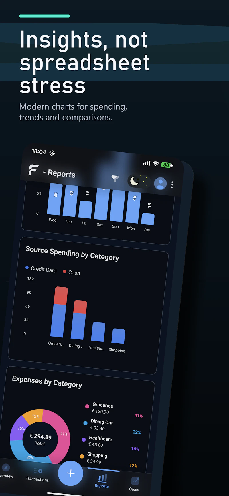FinX – Privacy-First Finance Tracker screenshot 8