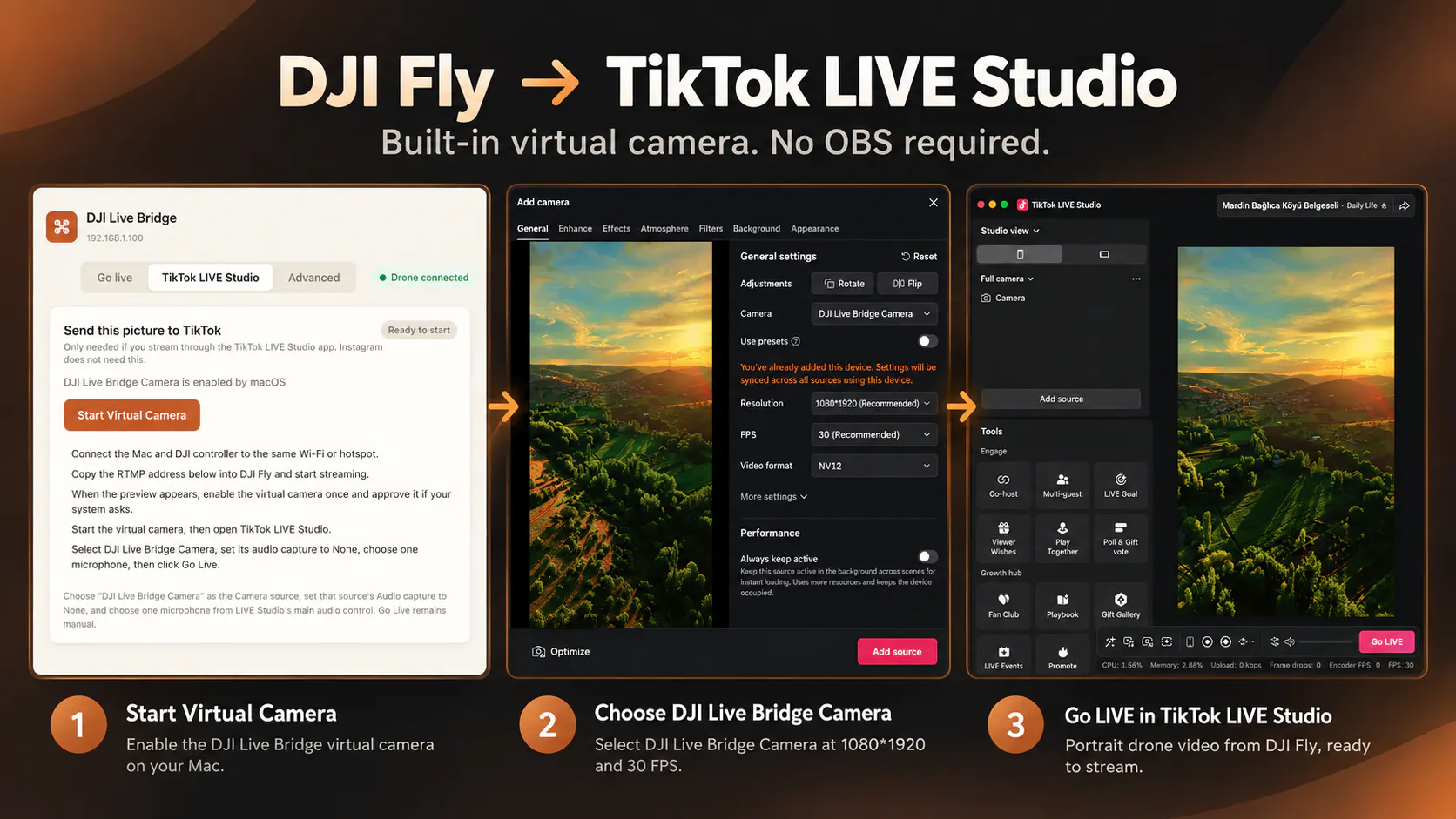 DJI Live Bridge gallery image