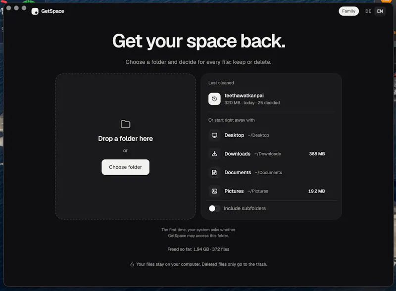 GetSpace screenshot 1
