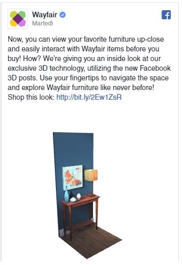 3D Post on Facebook gallery image