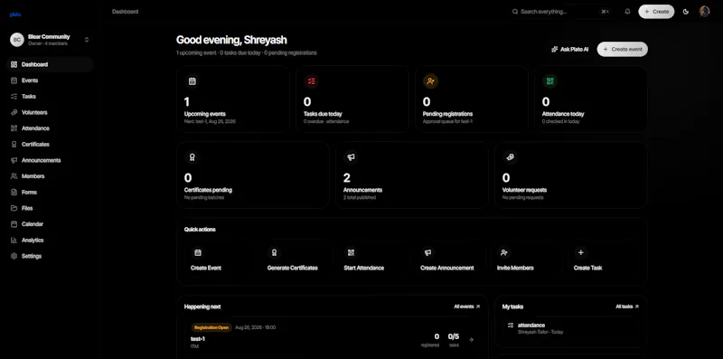 Plato screenshot 2