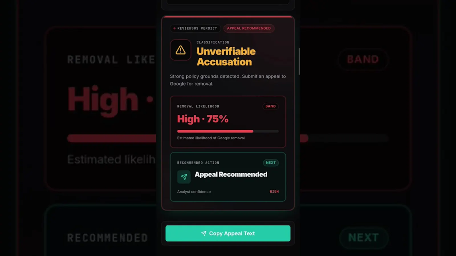 ReviewSOS screenshot 1 (video preview)