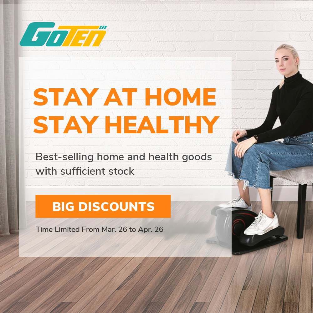 GoTen "Stay at Home, Stay Healthy" Sales