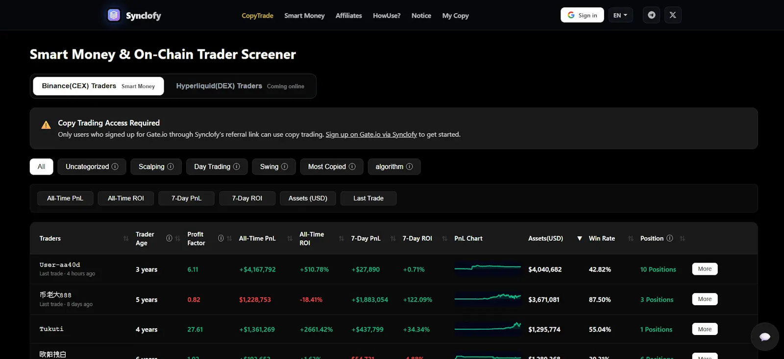 Synclofy screenshot 2