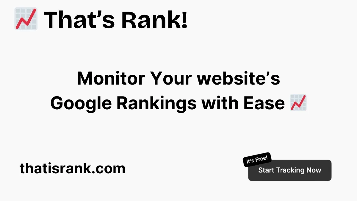 That's Rank!