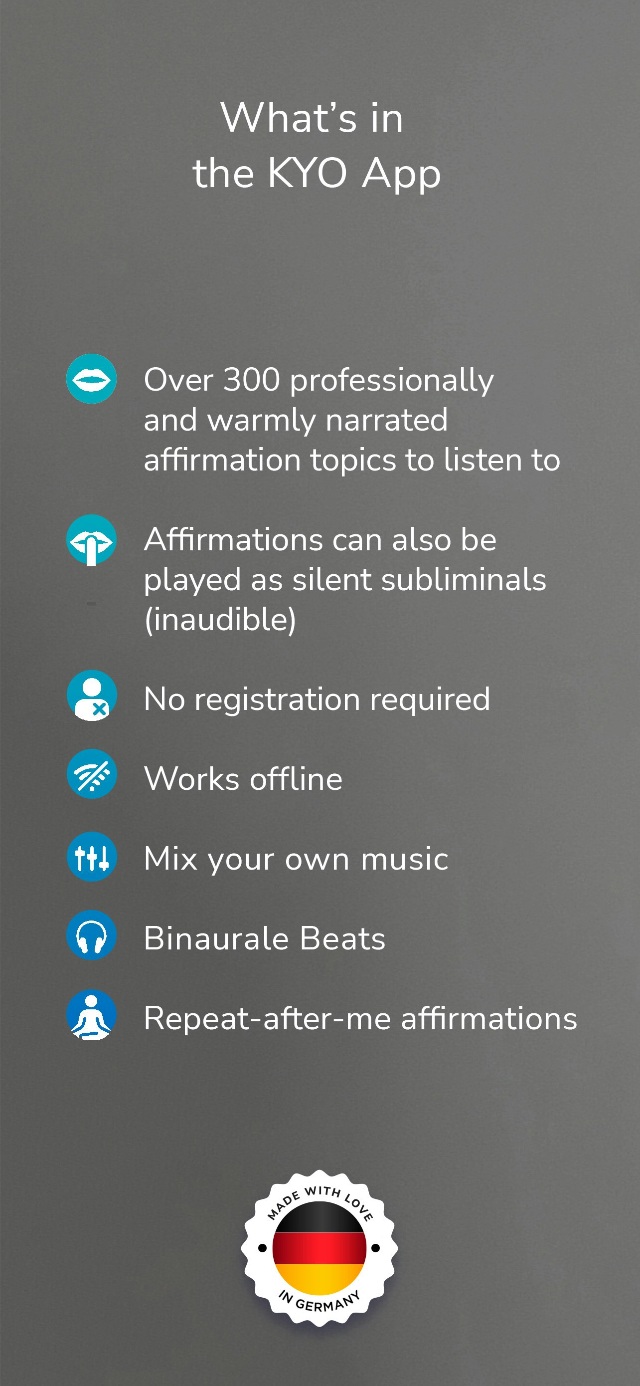KYO. Affirmations & Subliminals. gallery image