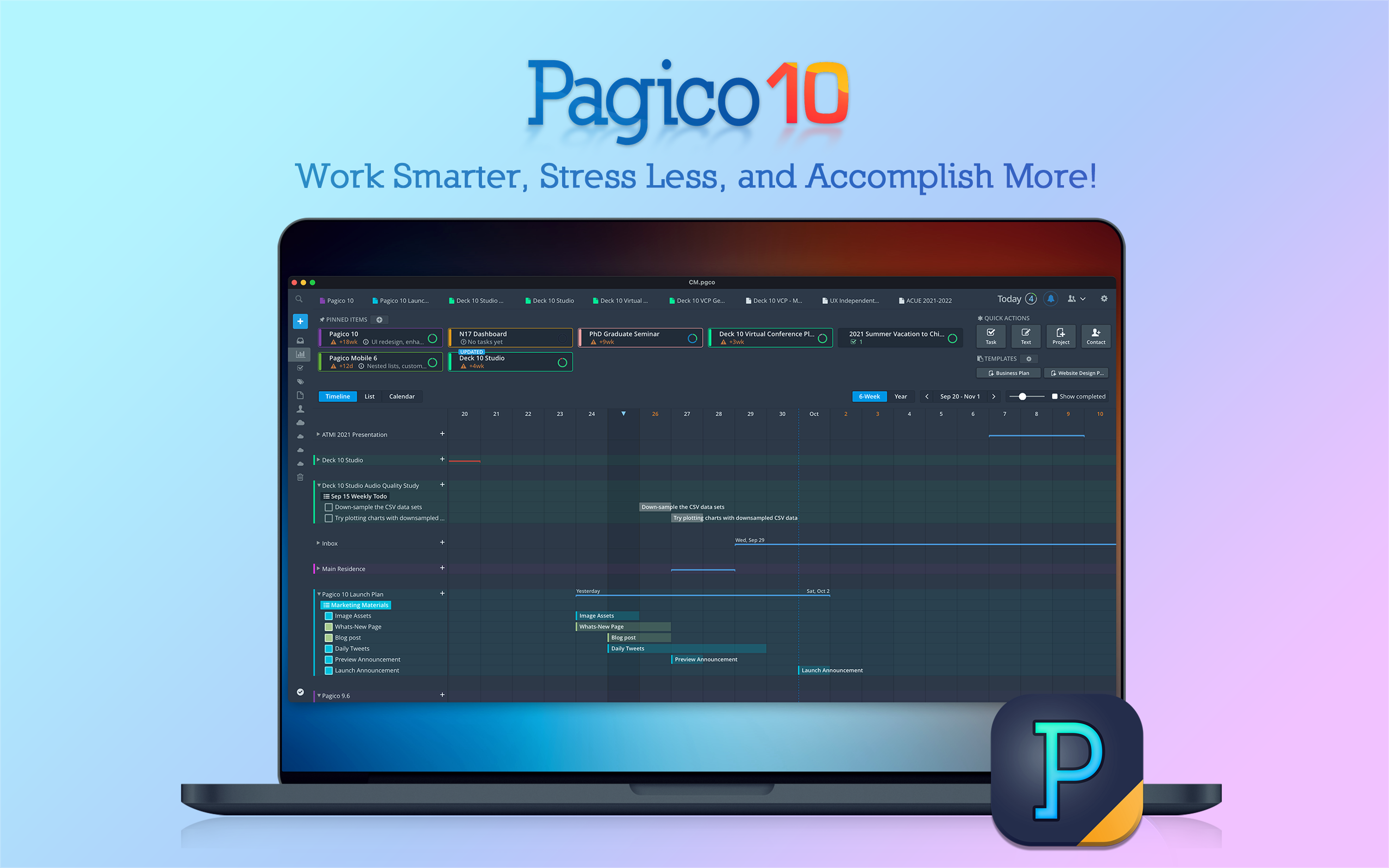 Pagico - Eén app voor al uw taken, bestanden, notities, project en klanten media 2