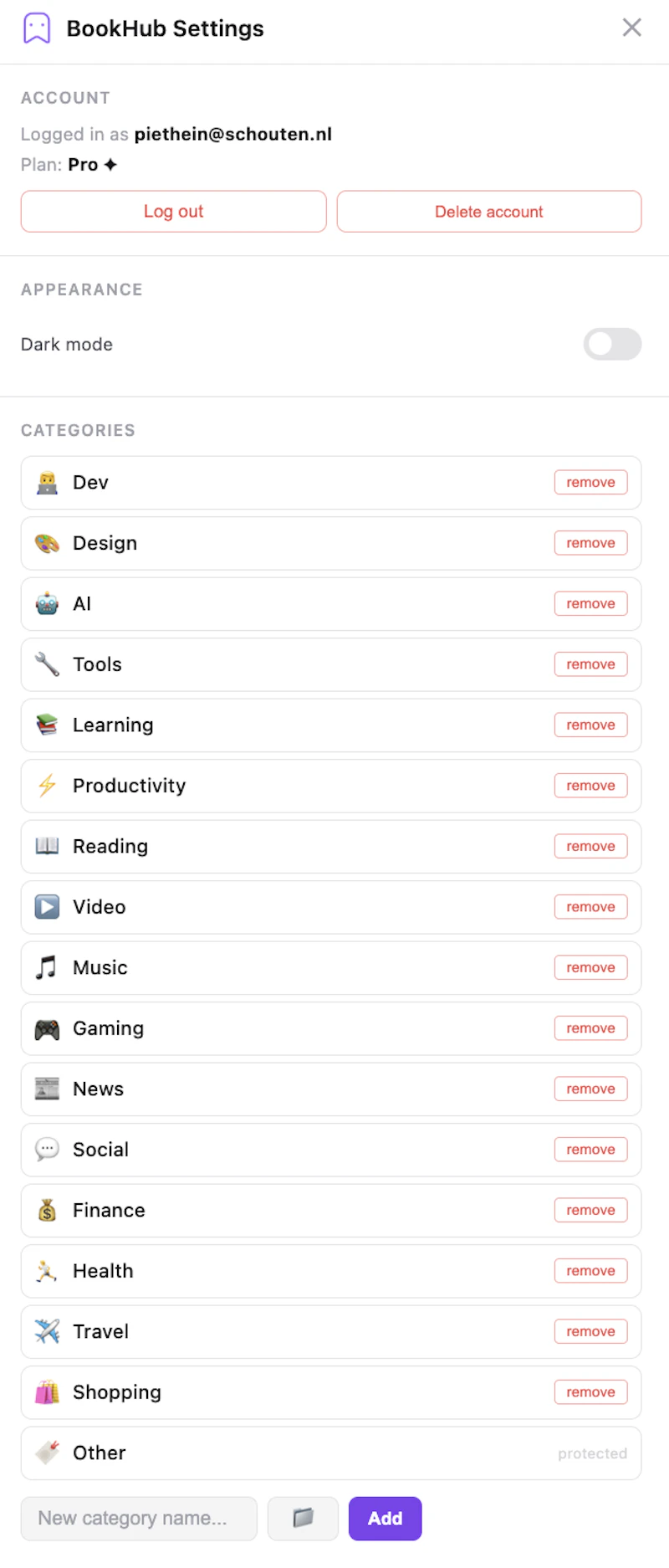 BookHub - AI Powered Bookmark Manager screenshot 2