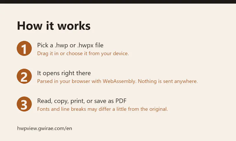 Open HWP files and save as PDF screenshot 2
