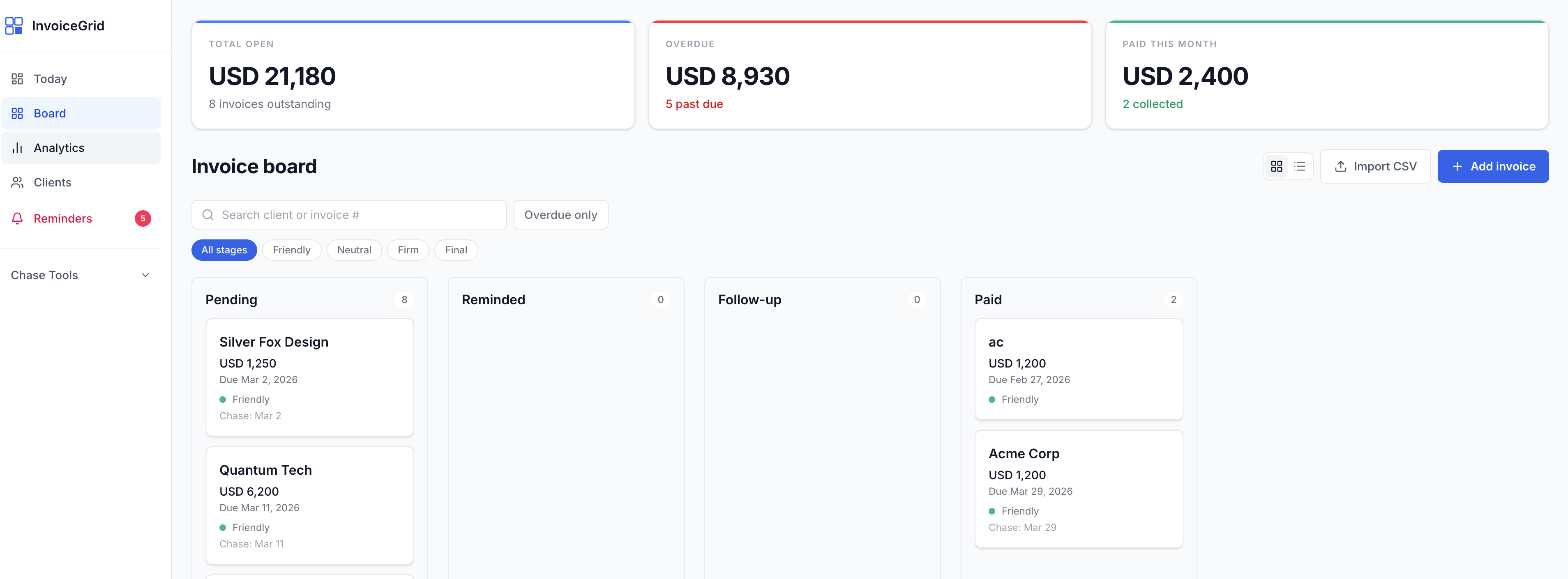 InvoiceGrid gallery image