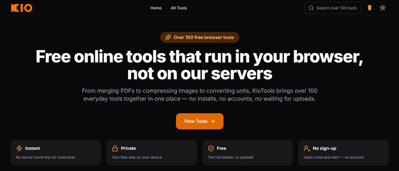 KioTools screenshot 2