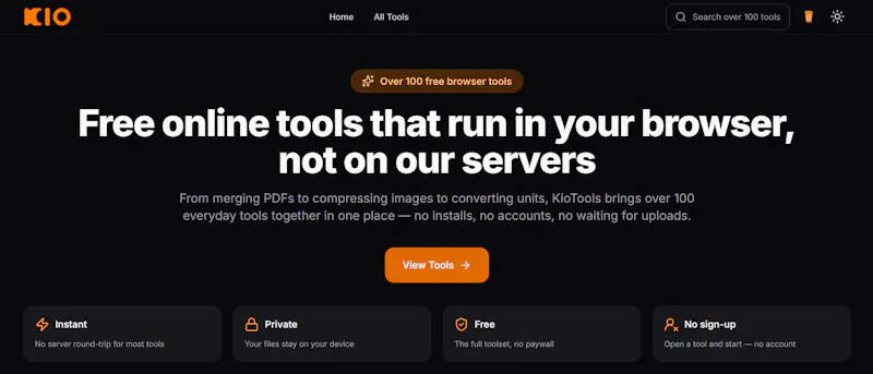 KioTools screenshot 2