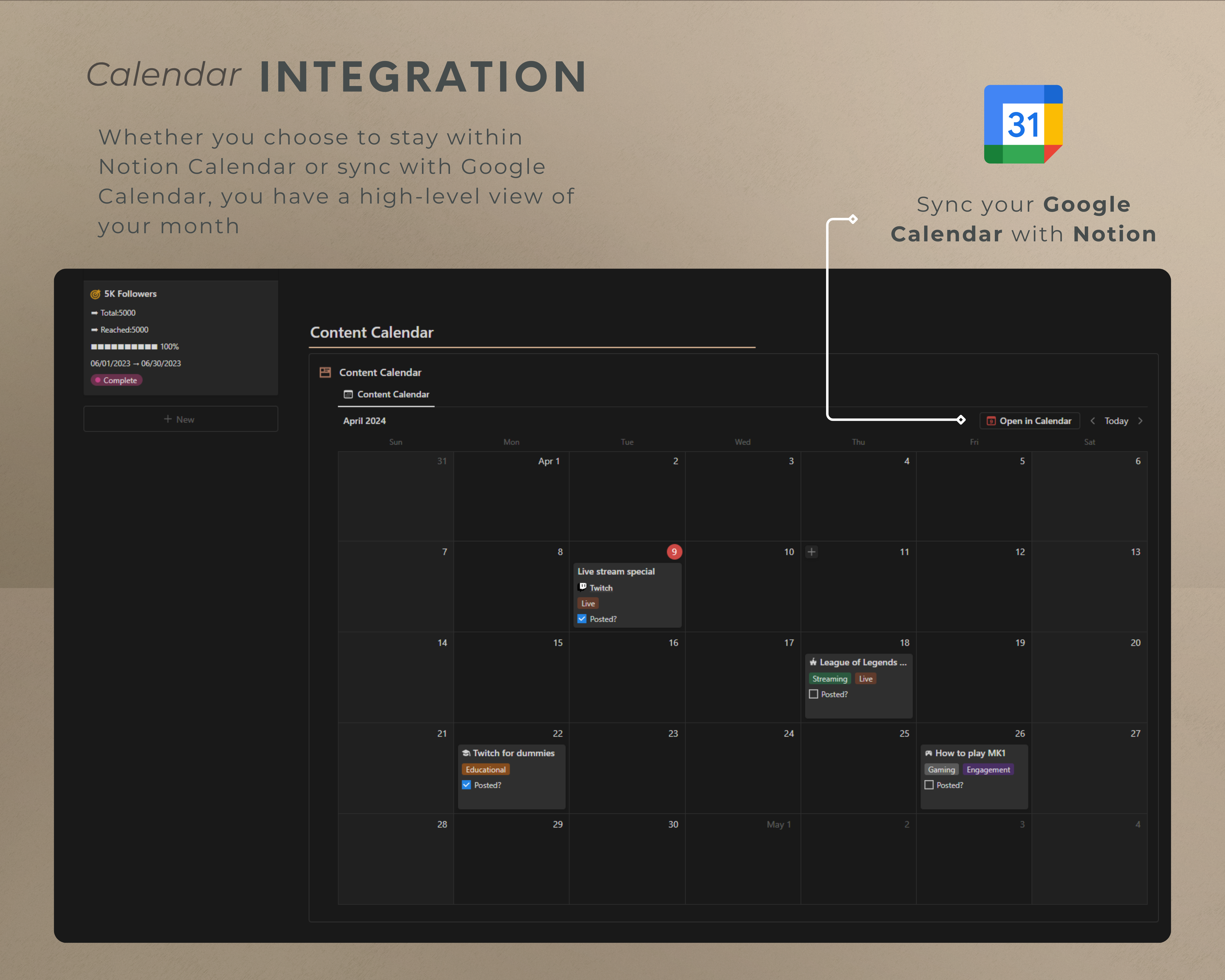 Twitch Content Planner- 개념 템플릿 - Twitch 컨텐츠를 관리하기위한 올인원 솔루션입니다 미디어 4