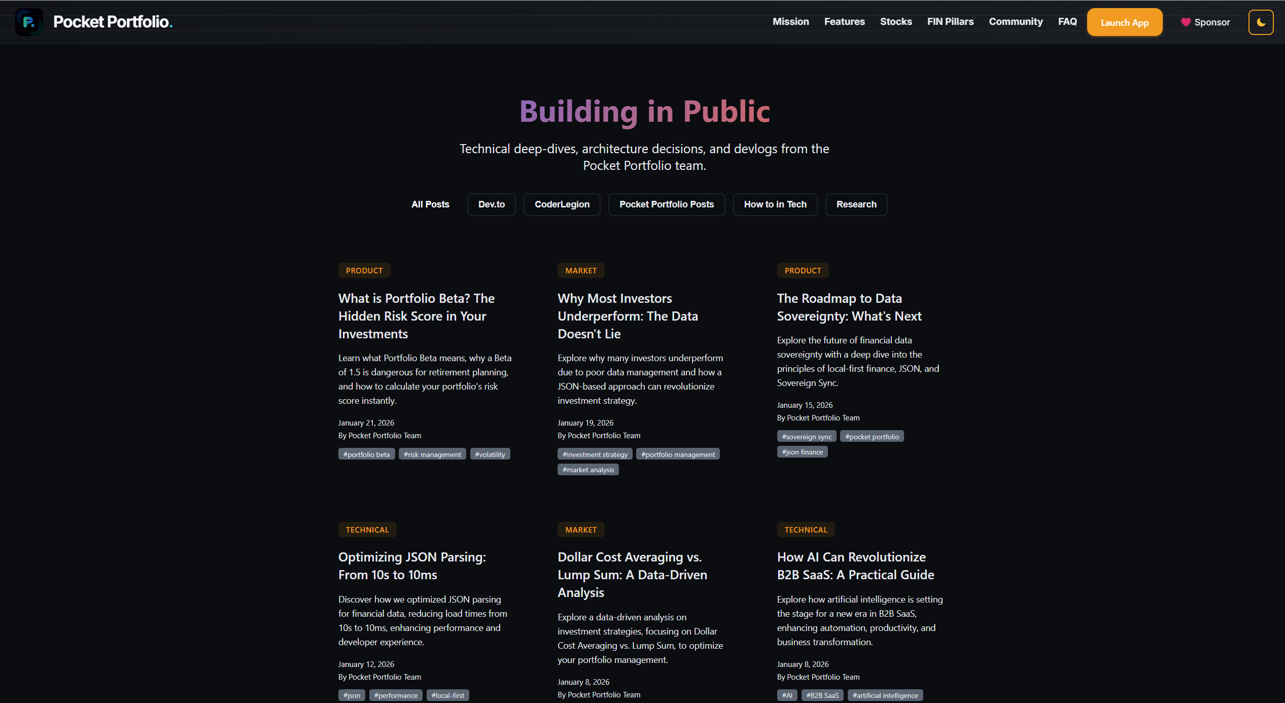 Pocket Portfolio gallery image