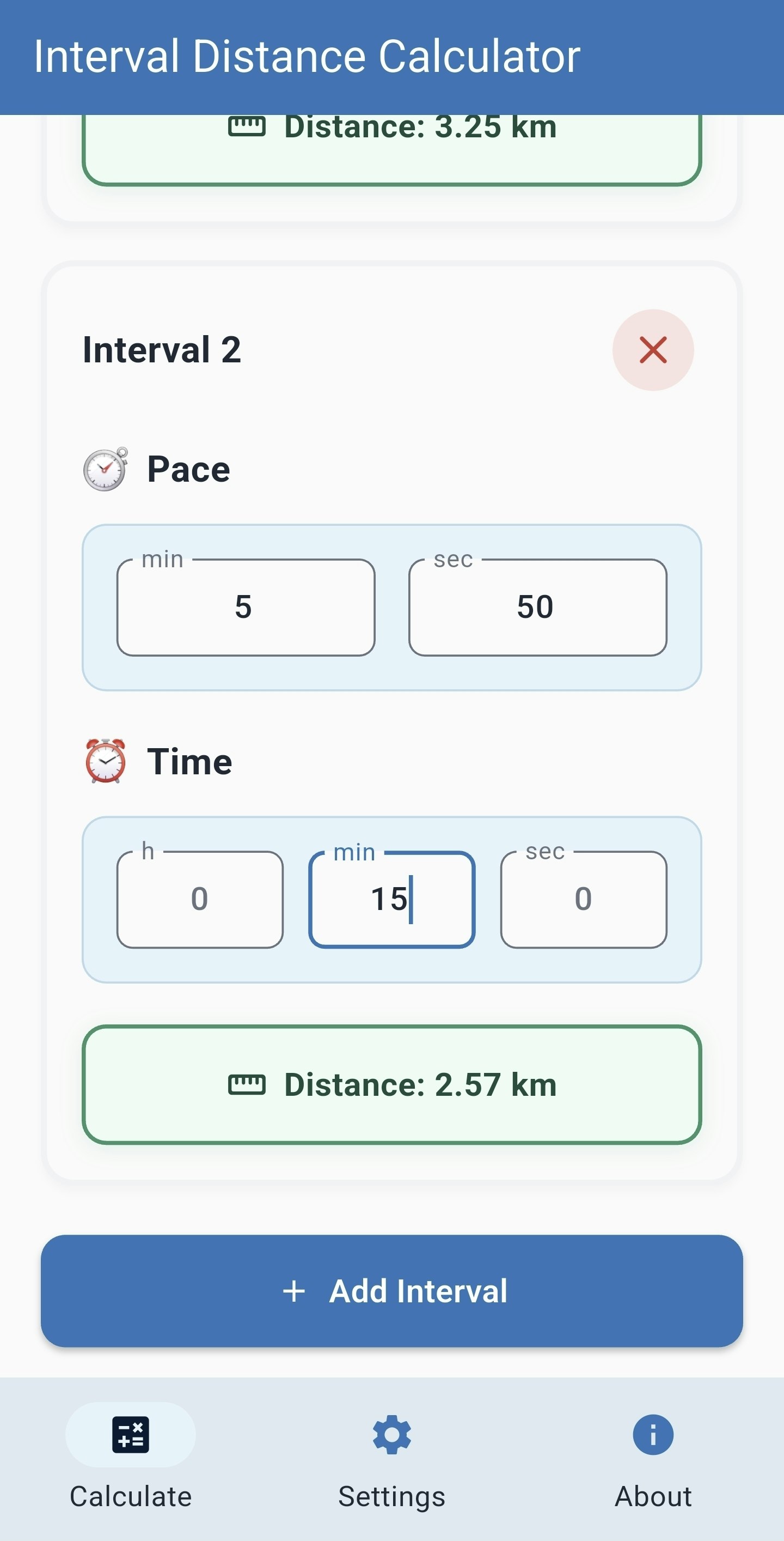 Interval Distance Calculator gallery image
