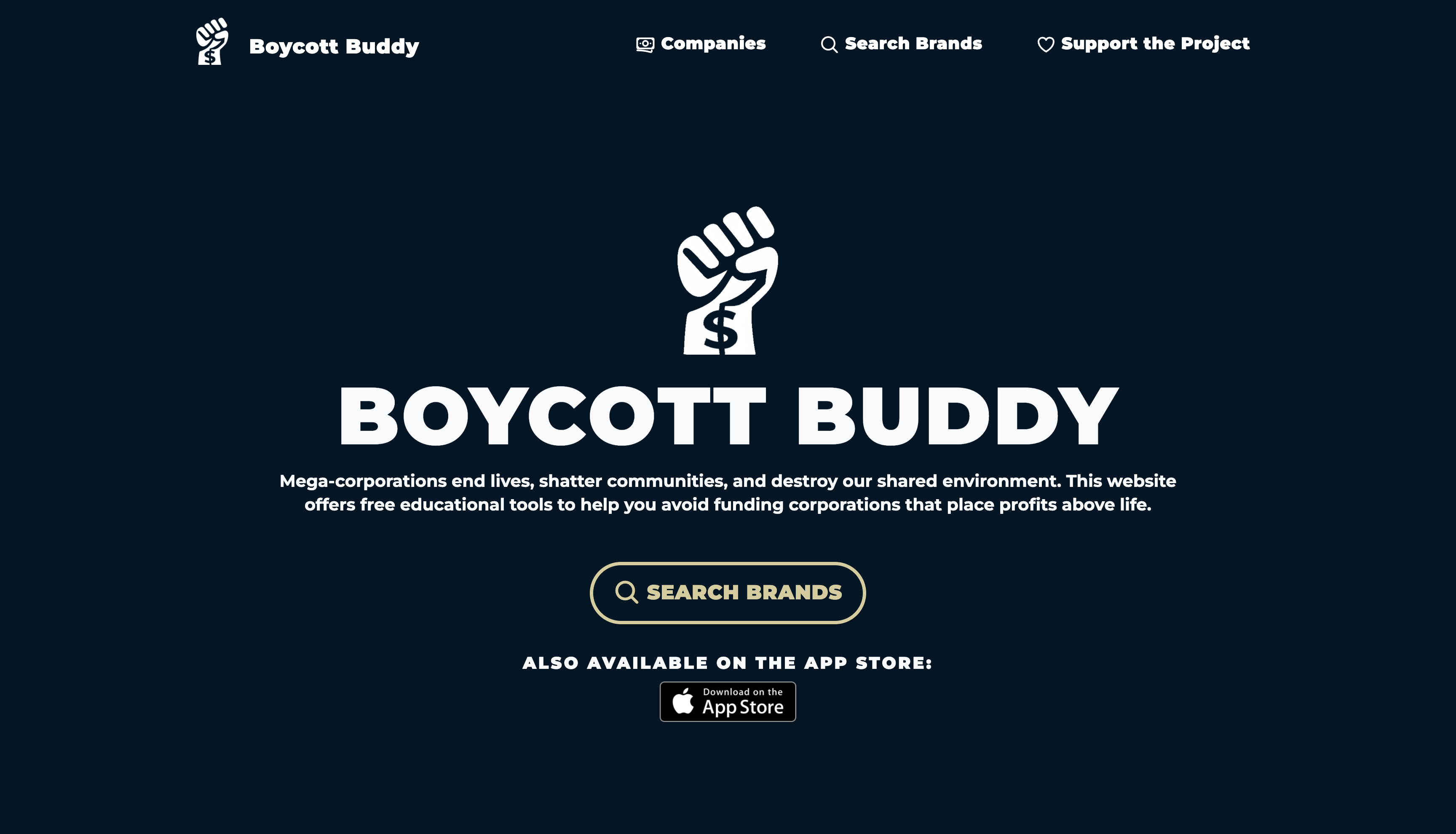 startuptile Boycott Buddy-Free consumer transparency resources for boycotts