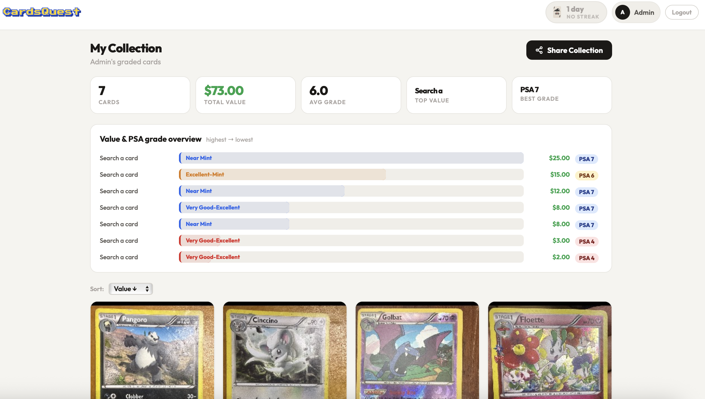 AI powered Pokemon Grading gallery image