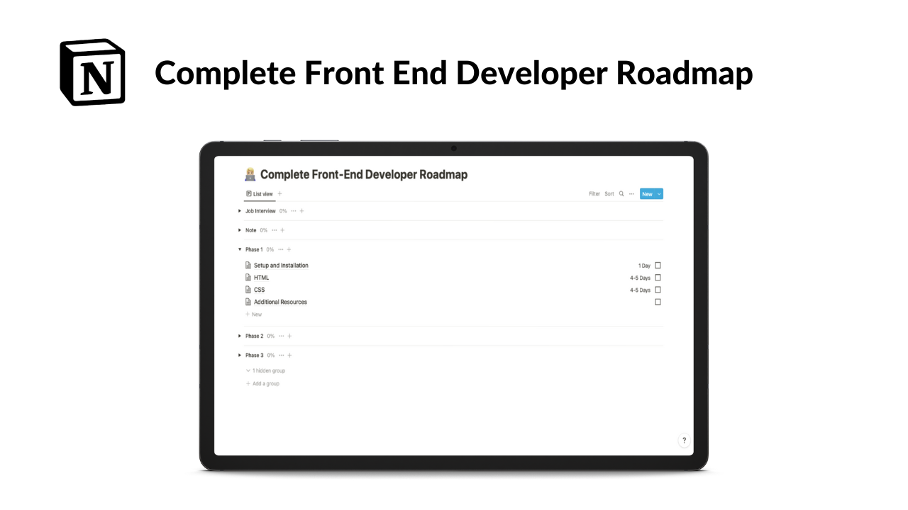 Complete Front-end Developer Roadmap