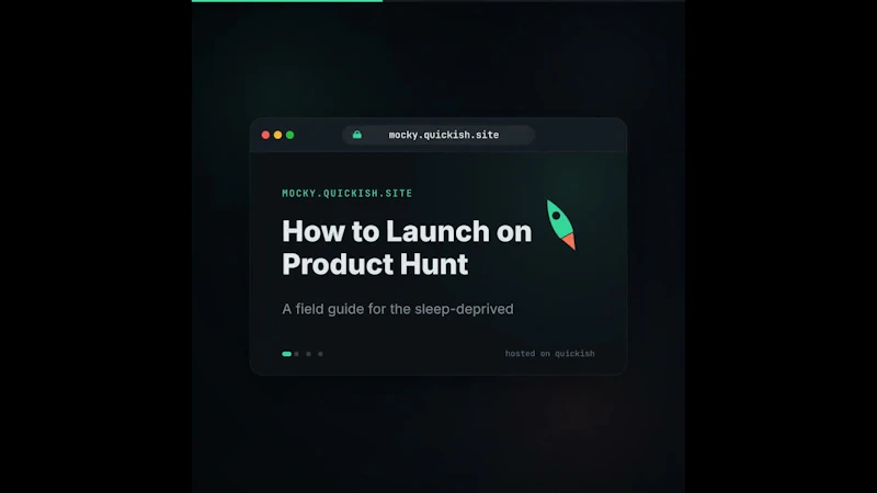 Quickish screenshot 1 (video preview)
