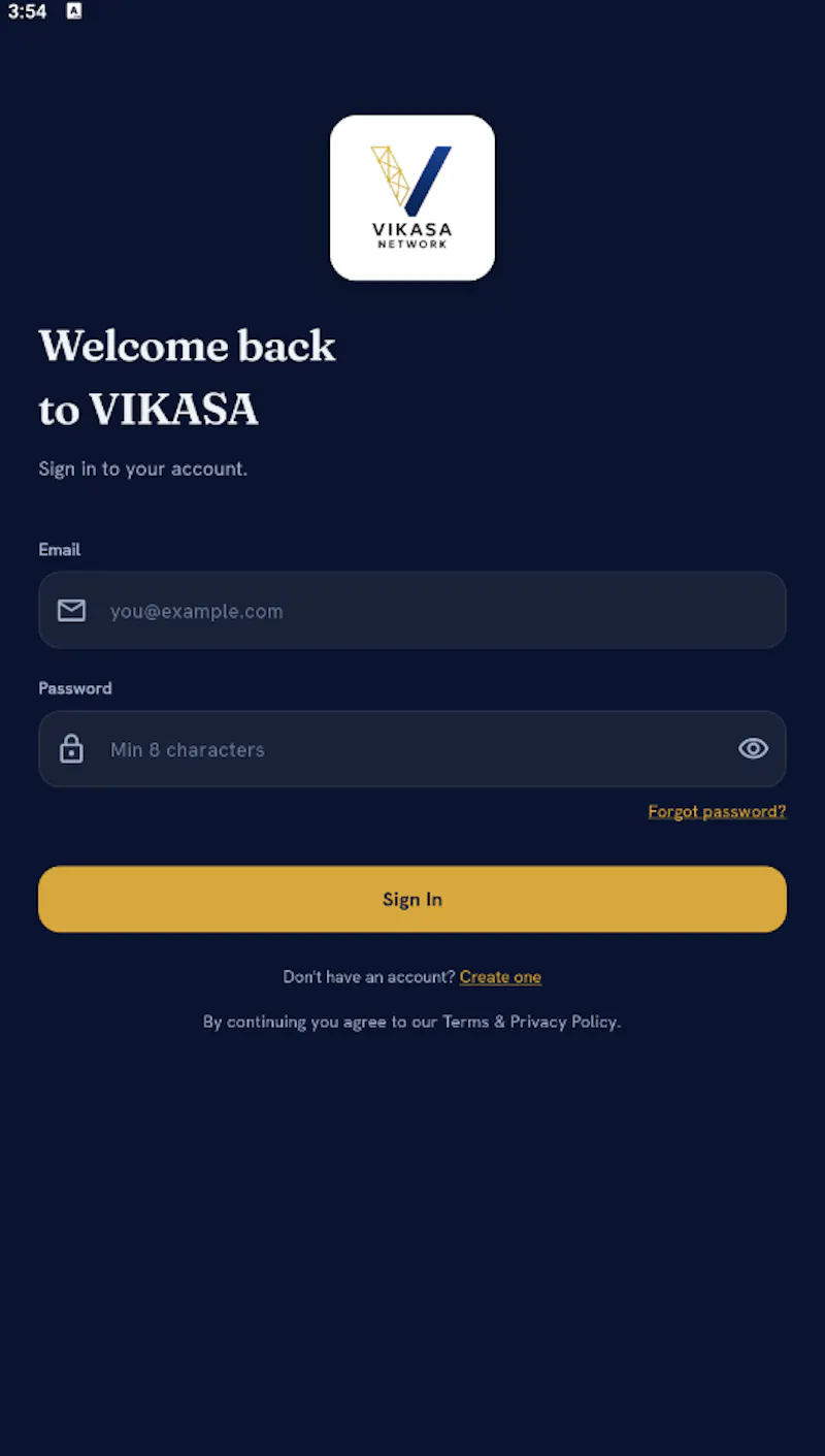 VIKASA Network screenshot 1