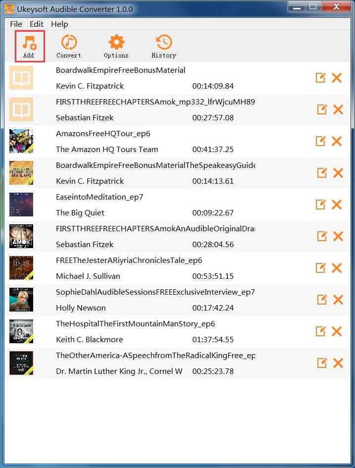 Ukeysoft Audible Converter - 最佳可聽見的轉換器將可聽見的有聲讀物轉換為mp3 media 2