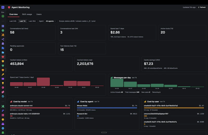 Platos | The runtime for Managed Agents screenshot 2
