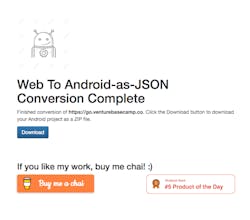 Web To Android-as-JSON Converter gallery image