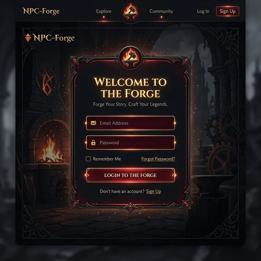 NPC-Forge v0.1 logo