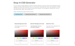 Drop-In CSS Generator media 2