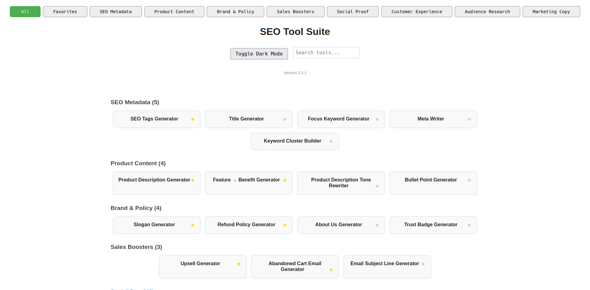 Dark Range SEO Tools (v0.3.1) media 1