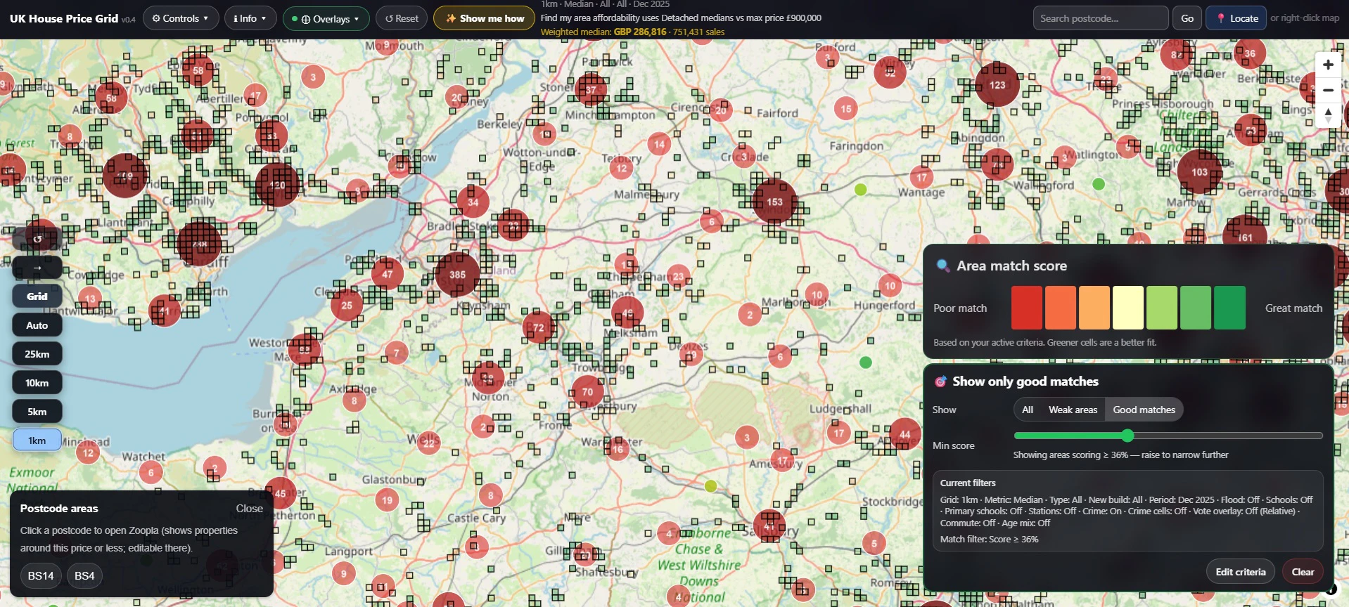 UK House Price Map