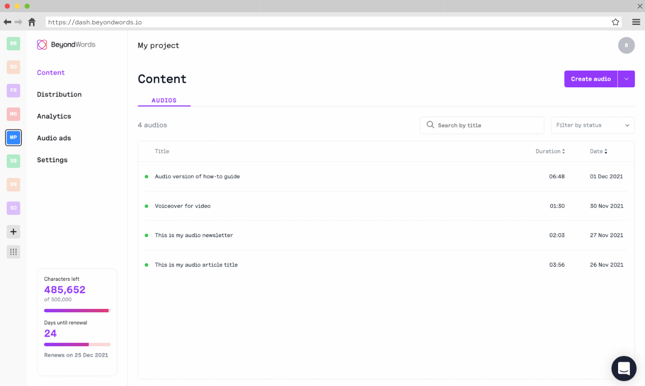 BeyondWords gallery image