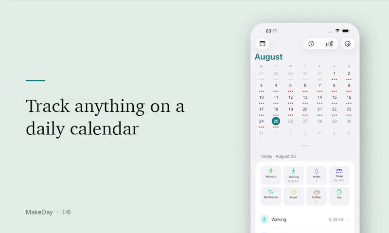 MakeDay screenshot 1