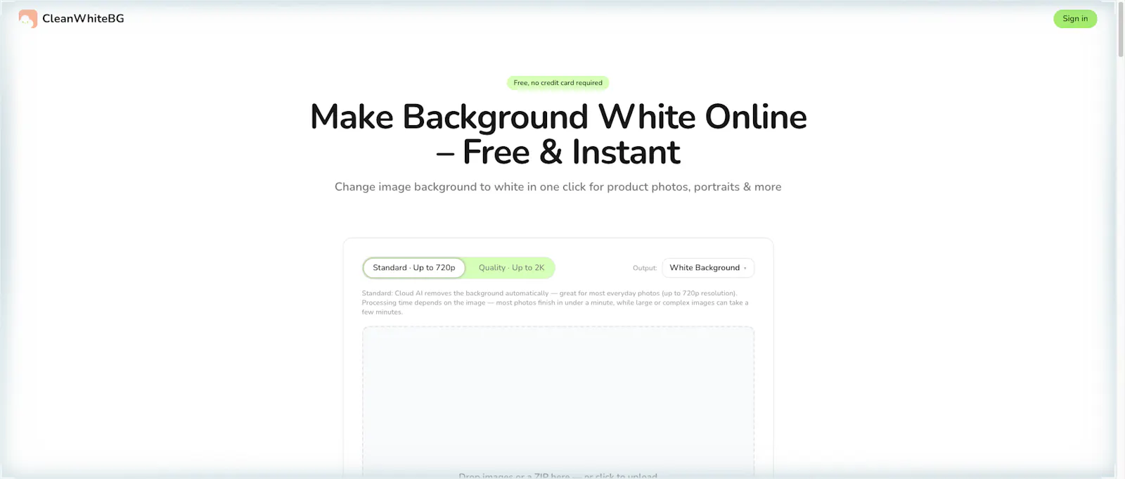 CleanWhiteBG screenshot 2