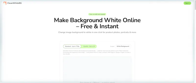 CleanWhiteBG screenshot 2