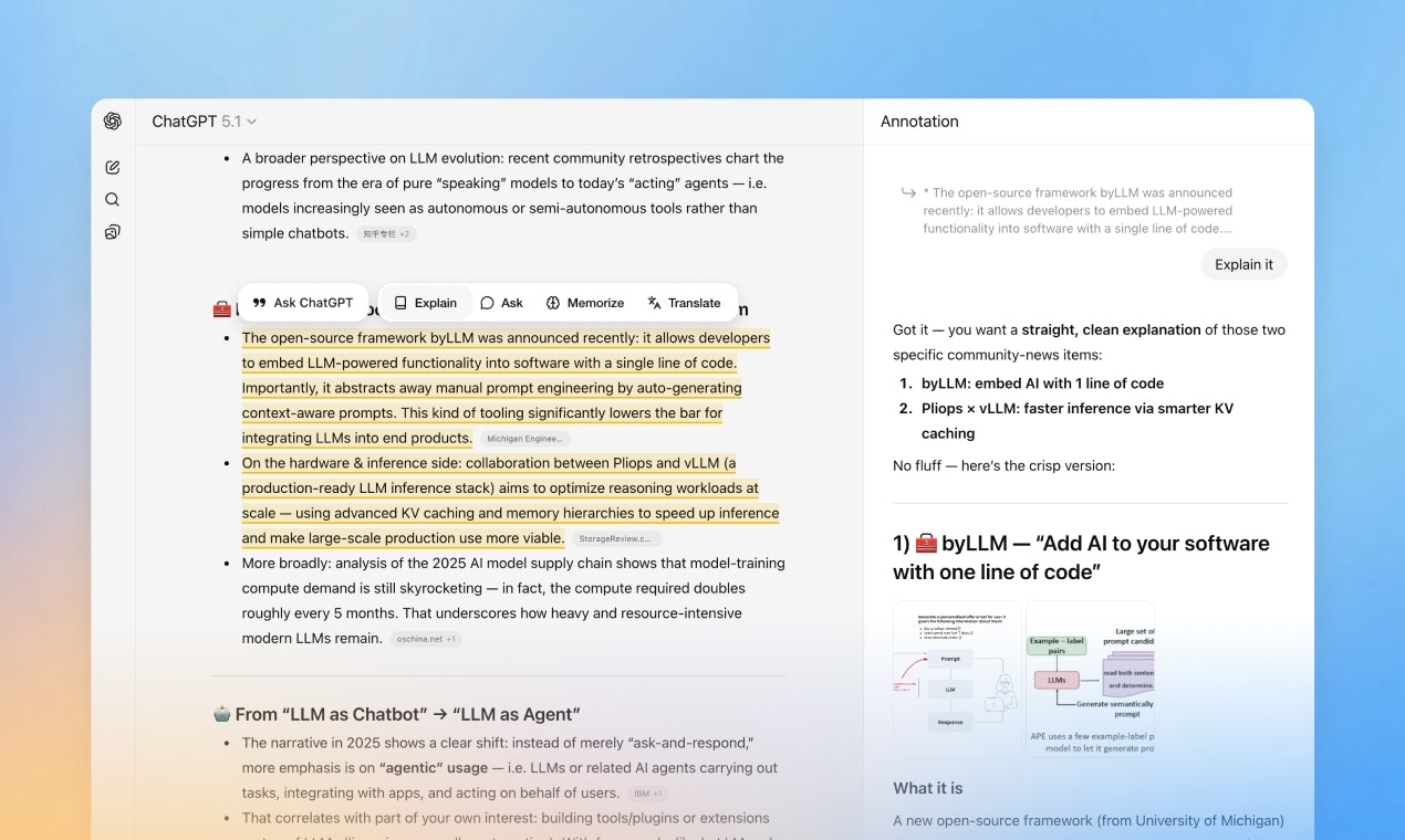 HighlightGPT screenshot
