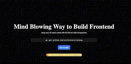 ssceng: Golang Frontend Library gallery image