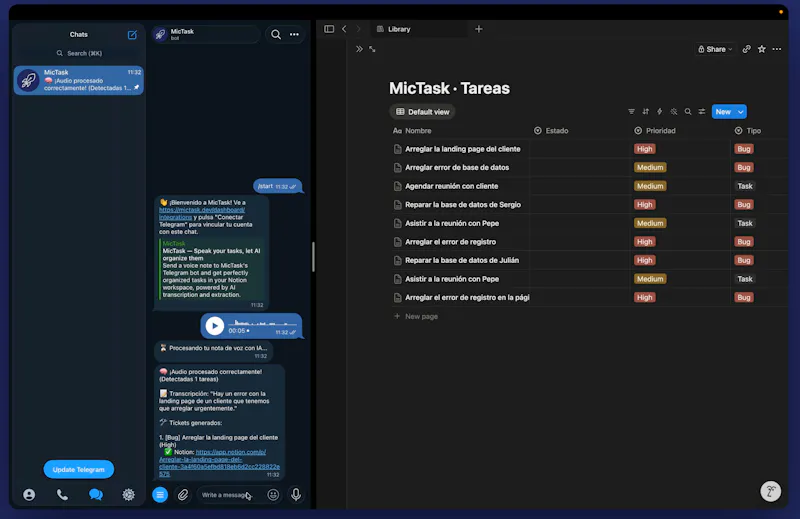 MicTask screenshot 2